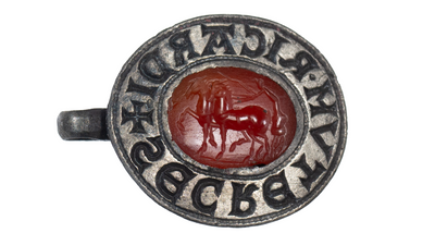 Rare medieval seal discovered in UK is inscribed with 'Richard's secret' and bears a Roman-period gemstone