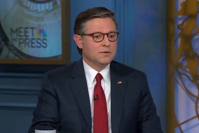 Mike Johnson has to be pressed to confirm he has ‘full confidence’ in Kristi Noem