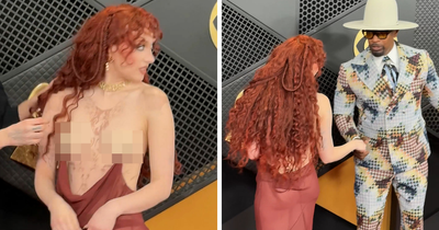 Jamie Foxx’s Grammy Red Carpet Weird Moment With Chappell Roan Goes Viral