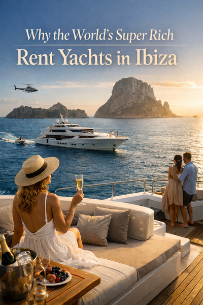 Why the World’s Super Rich Rent Yachts in Ibiza