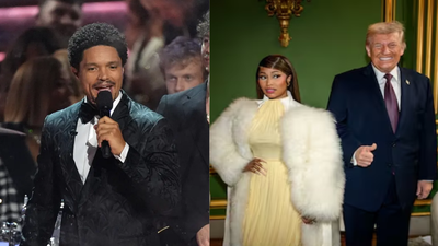 ‘Wop, wop, wop’: How Trevor Noah threw shade at Nicki Minaj at the Grammy Awards over Trump fandom