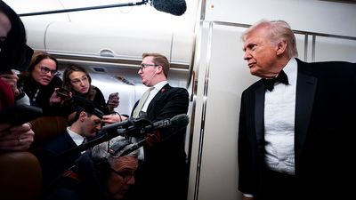 Trump claims he keeps appearing in the Epstein files because Epstein somehow ‘conspired’ with Michael Wolff to harm him