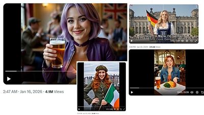 From classroom game to niche meme: How AI character Amelia spread across Europe