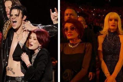 Sharon Osbourne in tears at 2026 Grammys as she joins Yungblud on stage ahead of emotional Ozzy tribute