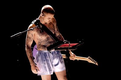 The subtle reason Justin Bieber performed at the Grammys in nothing but boxers