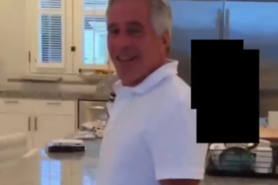 New Epstein video shows him chasing woman around his Little Saint James island home