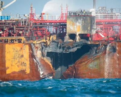 Russian captain of ship that hit tanker off UK guilty of killing crew member