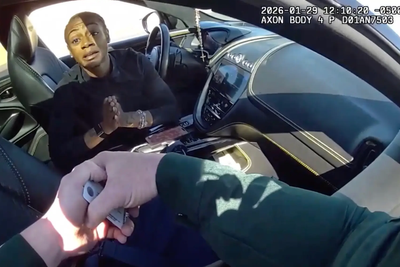 Olympic sprinter Sha’Carri Richardson begs police not to take her to jail after being caught speeding at 104mph