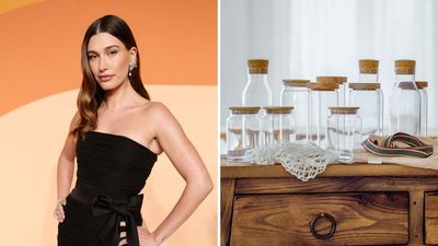 Glass Storage Jars Felt So Ordinary, but Hailey Bieber’s Statement Display Re-Awakened My Appreciation for This Storage Staple
