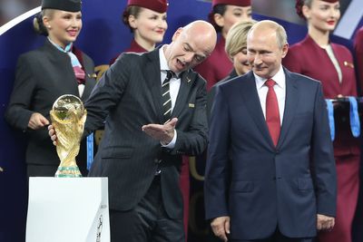 Ukraine lambasts ‘infantile and irresponsible’ Gianni Infantino for trying to overturn Russia ban