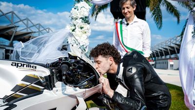 You Will Never, Ever Beat Aprilia's MotoGP Renewal Vows With Marco Bezzecchi