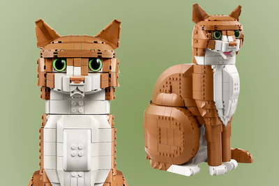 Lego has unveiled a ‘lifelike’ orange cat – here’s when you can get your paws on it