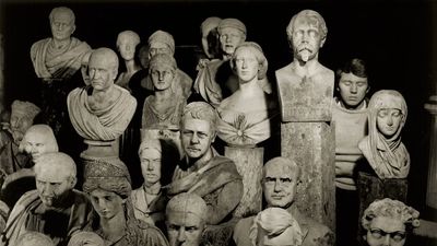 The photograph Don McCullin never showed Britain: his only self-portrait, hidden among Roman statues