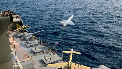 US navy shoot down Iranian drone in Arabian Sea