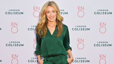 Cat Deeley signals the start of spring in a chic khaki dress, it's a seasonal staple