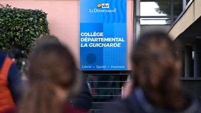 French school teacher in critical condition after being stabbed by pupil