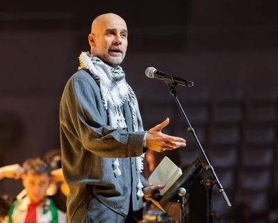 ‘People are dying, you have to help’: Guardiola decries wars in Sudan, Ukraine and Palestine