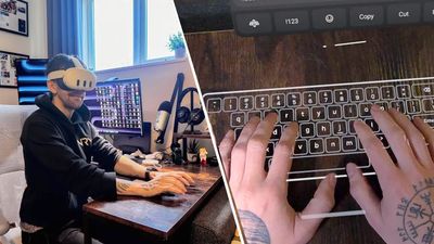 I ditched my PC and used Meta Quest 3 to turn every surface into a virtual keyboard — it’s futuristic, and kind of painful