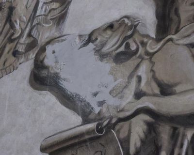 Angel that looked like Giorgia Meloni removed from Rome church fresco