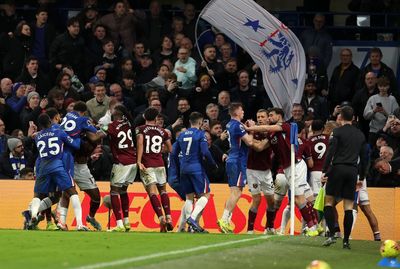 Chelsea and West Ham hit with FA charge after heated London derby brawl