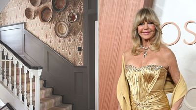 Goldie Hawn’s Entryway, Layered With Global Finds and Handmade Pieces, Proves the Most Beautiful Homes Begin With a Story