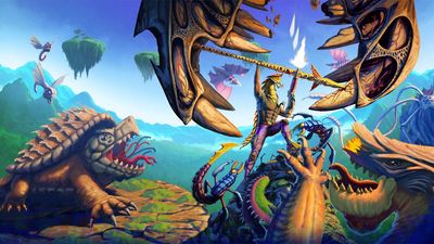 This ex-Insomniac dev's game is a raucous tribute to '80s fantasy art