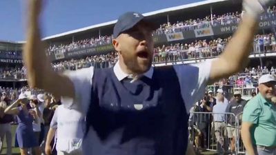 Patrick Mahomes Was Hyped for Travis Kelce’s Incredible Par-3 Shot at Phoenix Open