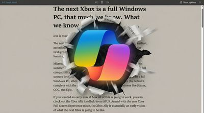 Edge Canary's Read Aloud tool now opens Copilot Vision instead of reading text — a surprising change that could frustrate accessibility-focused users