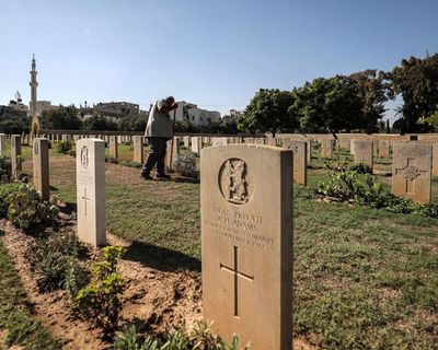 Australia vows to repair ‘distressing’ damage to war graves in Gaza bulldozed by Israeli army