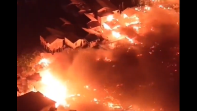 Watch: Night of horror for Philippines as devastating fire leaves thousands homeless in Bongao islet