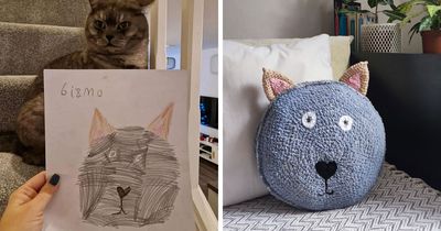 24 Times I Turned Children’s Drawings Into Real-Life Crochet Companions