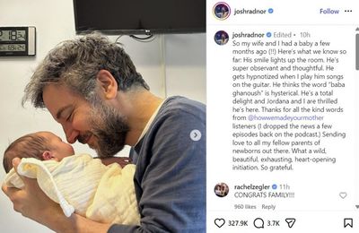 Josh Radnor and Jordana Jacobs welcome baby boy