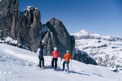 A ski safari is the best way to explore the Dolomites