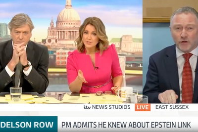 ‘You’re making up lies’: Richard Madeley and Steve Reed in fiery GMB clash over Mandelson-Epstein scandal