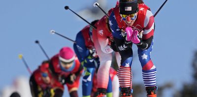 What Olympic athletes see that viewers don’t: Machine-made snow makes ski racing faster and riskier – and it’s everywhere