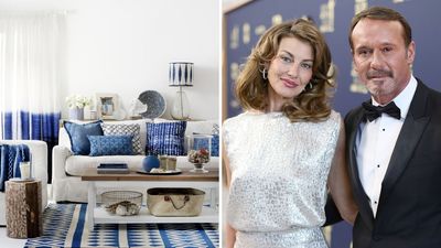 Tim McGraw and Faith Hill Master Perfect Feng Shui in Their Living Room – The Coastal Colors and Furniture Layout Promote Peace