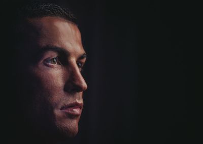 Cristiano Ronaldo's thousand goal stare