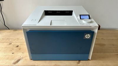 HP Color LaserJet Pro 4201dw (4202dw) review: I love this laser printer’s rich black text, and hate the retro dial