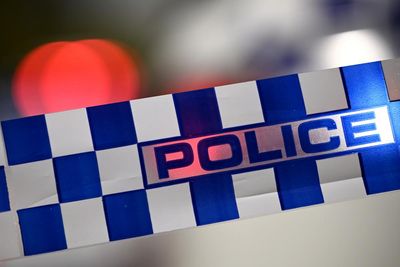 Man shot dead by NSW police after reportedly breaking into house with knife and chainsaw and stabbing woman