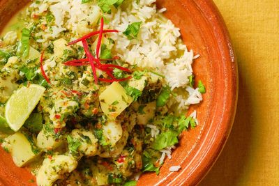 Ryan Riley’s recipe for joy: Cauliflower and potato coconut curry