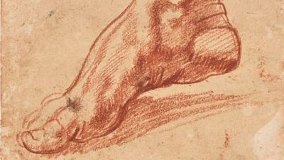 Rare Michelangelo foot sketch for Sistine Chapel fresco fetches record €23 million at auction