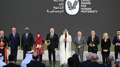 Azerbaijan and Armenia peace agreement praised at UAE human fraternity awards