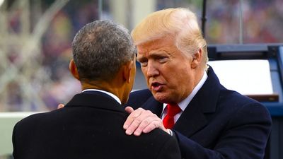 ‘It can’t get lower’: Trump posts racist video showing Barack and Michelle Obama as monkeys