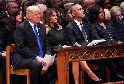 Trump refuses to apologize for video with racist imagery of Obamas posted on his social media