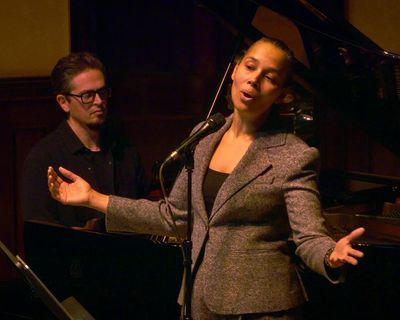 Rhiannon Giddens and Francesco Turrisi review – big, generous, provocative music-making on a small stage