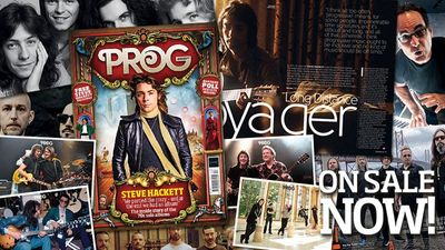 Steve Hackett's on the front cover of the new issue of Prog, on sale now!