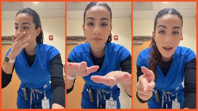 ‘Don’t you ever’: Nurse is speaking out to warn women to stay on guard after being cornered by a bathroom creep