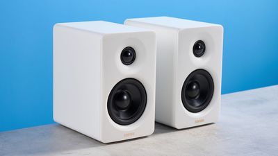 I tested the Edifier M60 — they’re teeny-tiny but have major big-speaker energy