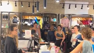 Watch: Minneapolis yoga studio students confront staff over anti-ICE protest sign removal