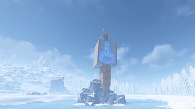 Rust player says goodbye to his server neighbours by constructing a giant, illuminated middle finger: 'Making one of these is often how I like to end a successful wipe'